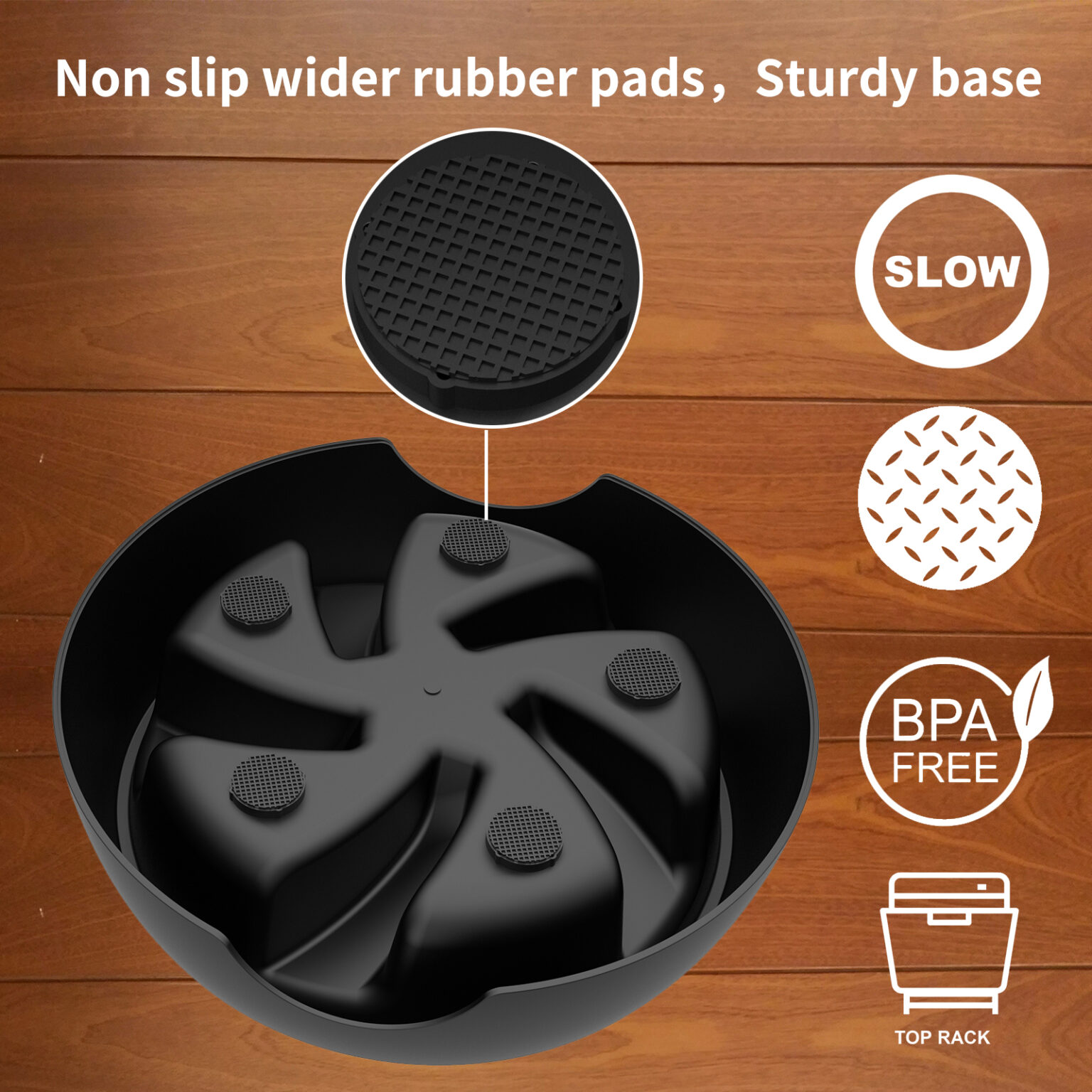 slow feeder dog bowl